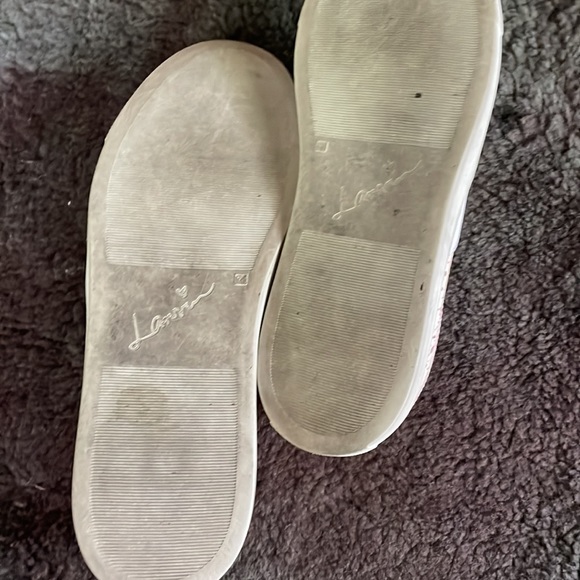 Lanvin Paris Designer “Curbies” Paint Splash Women’s size 7 - Picture 5 of 5